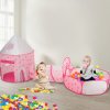 Living and Home Kids Pop-up Play Tent, Tunnel and Ball Pit Set
