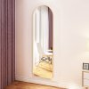 Living and Home Gold Arch Full Length Wall Mirror, 40cm W x 120cm H