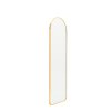 Living and Home Gold Arch Full Length Wall Mirror, 40cm W x 120cm H