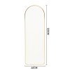 Living and Home Gold Arch Full Length Wall Mirror, 40cm W x 120cm H