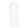 Living and Home Gold Arch Full Length Wall Mirror, 40cm W x 120cm H