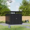 Living and Home 6.56 x 8.46FT Metal Garden Tool Shed