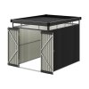 Living and Home 6.56 x 8.46FT Metal Garden Tool Shed