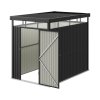 Living and Home 5.31 x 8.46FT Outdoor Metal Garden Storage Shed