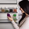 Living and Home Set of 4 Wall Mount Metal Wire Spice Rack