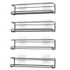 Living and Home Set of 4 Wall Mount Metal Wire Spice Rack