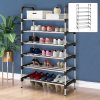 Living and Home 6-Tier Galvanised Steel Shoe Rack