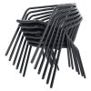 Living and Home Set of 6 PE Rattan Stacking Garden Chairs