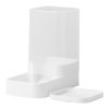 Living and Home Pet Feeder and Water Dispenser Set with Anti-Slip Base