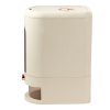Living and Home 10kg Airtight Large Capacity Rice Dispenser with Measuring Cup, Kitchen Storage Organizer, One-Press Design