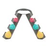 Living and Home 0.5/1/1.5KG Fitness Dumbbells Home Hand Weights Set with Storage Stand