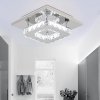 Living and Home Modern Small Crystal LED Ceiling Light for Hallways and Corridor