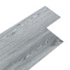 Living and Home 36pcs Rustic Style Self Adhesive Wood Plank PVC Flooring, Grey