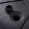 Living and Home 100L HDPE Square Plastic Outdoor Umbrella Stand Parasol Base
