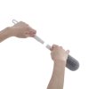 Living and Home Flexible Silicone Toilet Brush and Holder
