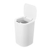 Living and Home 16L Automatic Touchless Motion Sensor Rubbish Bin with Removable Inner Bucket and Soft-Close Lid, White