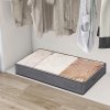 Living and Home Fabric Clothes Quilt Storage Box with Handles