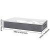 Living and Home Fabric Clothes Quilt Storage Box with Handles
