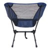 Living and Home Outdoor High-Back Moon Chair, Breathable Portable Folding Camping Chair