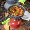 Living and Home 10Pcs Portable Camping Cookware Set, Lightweight Aluminum Alloy