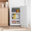 60 L Freestanding Under Counter Upright Freezer, Adjustable Thermostat, White