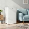 60 L Freestanding Under Counter Upright Freezer, Adjustable Thermostat, White