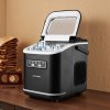 Living and Home 1.4L Water Tank Portable Ice Maker Machine with Handle, Ice Scoop