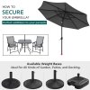 Living and Home Outdoor Solar 24 LED Lights Patio with Crank for Patio Market without Base