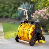 Living and Home 25m Portable Garden Watering Hose Reel Set