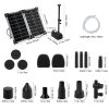 Living and Home 20W Outdoor Solar Fountain Pump Kit