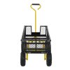 Living and Home Heavy Duty Garden Trolley Cart On Wheels