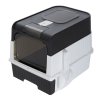 Living and Home Large Enclosed Cat Litter Box with Disinfection Light