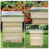 Living and Home Wooden Beehive Starter Kit