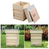 Living and Home Wooden Beehive Starter Kit