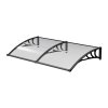 Living and Home Outdoor Door Canopy Window Awning with Drainage Channel