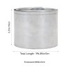 Living and Home Silver Metal Garden Edging, 5m L x 14cm H