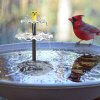 Living and Home 4W Solar Fountain Pump with Adjustable Solar Panel & 6 Nozzles