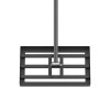Living and Home Lawn Levelling Rake with 198cm Stainless Steel Handle
