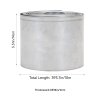 Living and Home 10m L x 14cm H Metal Garden Edging, Silver