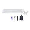 Living and Home Solar-Powered Meteor Shower String Lights with Remote Control