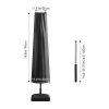 Living and Home Outdoor Waterproof Garden Parasol Cover for Centre-Pole Umbrella