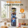 Living and Home 300W Cold Press Juicer Slow Masticating Machine