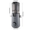 Living and Home 300W Cold Press Juicer Slow Masticating Machine