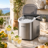 Living and Home Countertop Bullet Ice Maker with Handle