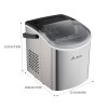 Living and Home Countertop Bullet Ice Maker with Handle