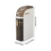 Living and Home Plastic Tall Narrow Storage Cabinet
