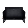 Living and Home Foldable Wall-Mounted Bathroom Storage Cabinet with Doors
