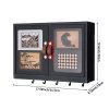 Living and Home Foldable Wall-Mounted Bathroom Storage Cabinet with Doors