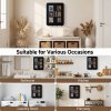 Living and Home Foldable Wall-Mounted Bathroom Storage Cabinet with Doors