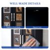 Living and Home Foldable Wall-Mounted Bathroom Storage Cabinet with Doors